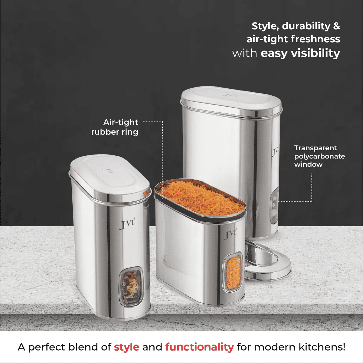 JVL Galaxy Window Canister