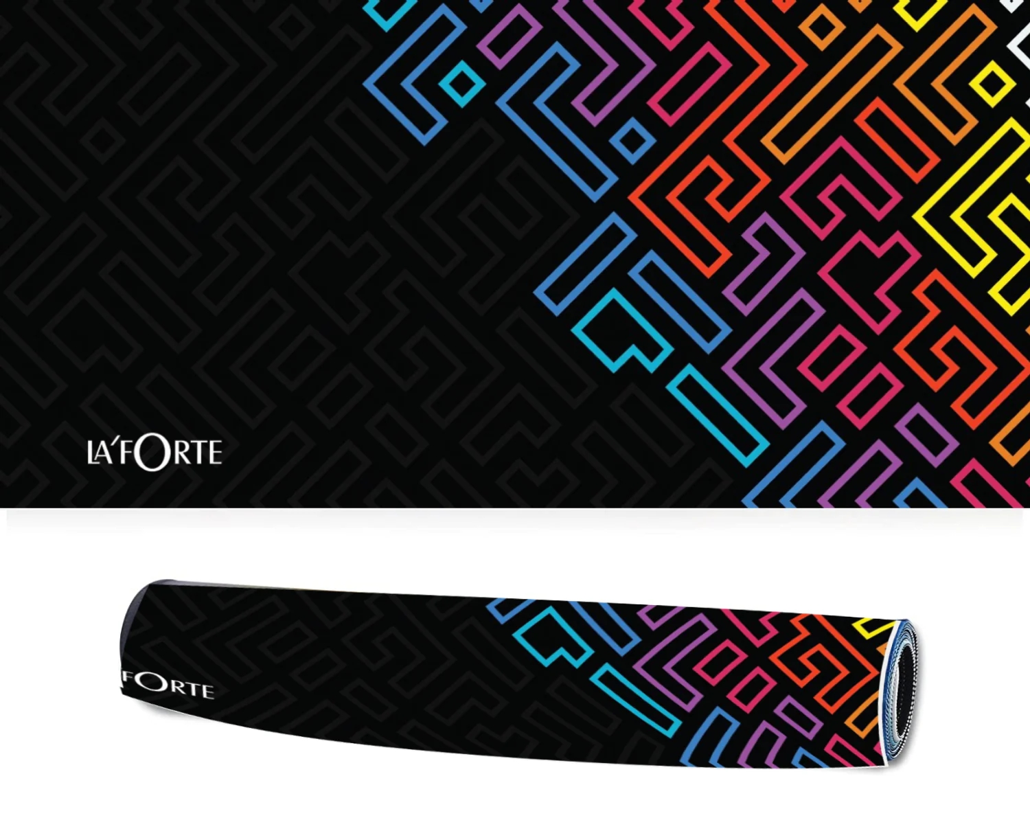 LA' FORTE Gaming Large Mouse Pad (3mm Thickness) (11 inches X 23 inches)