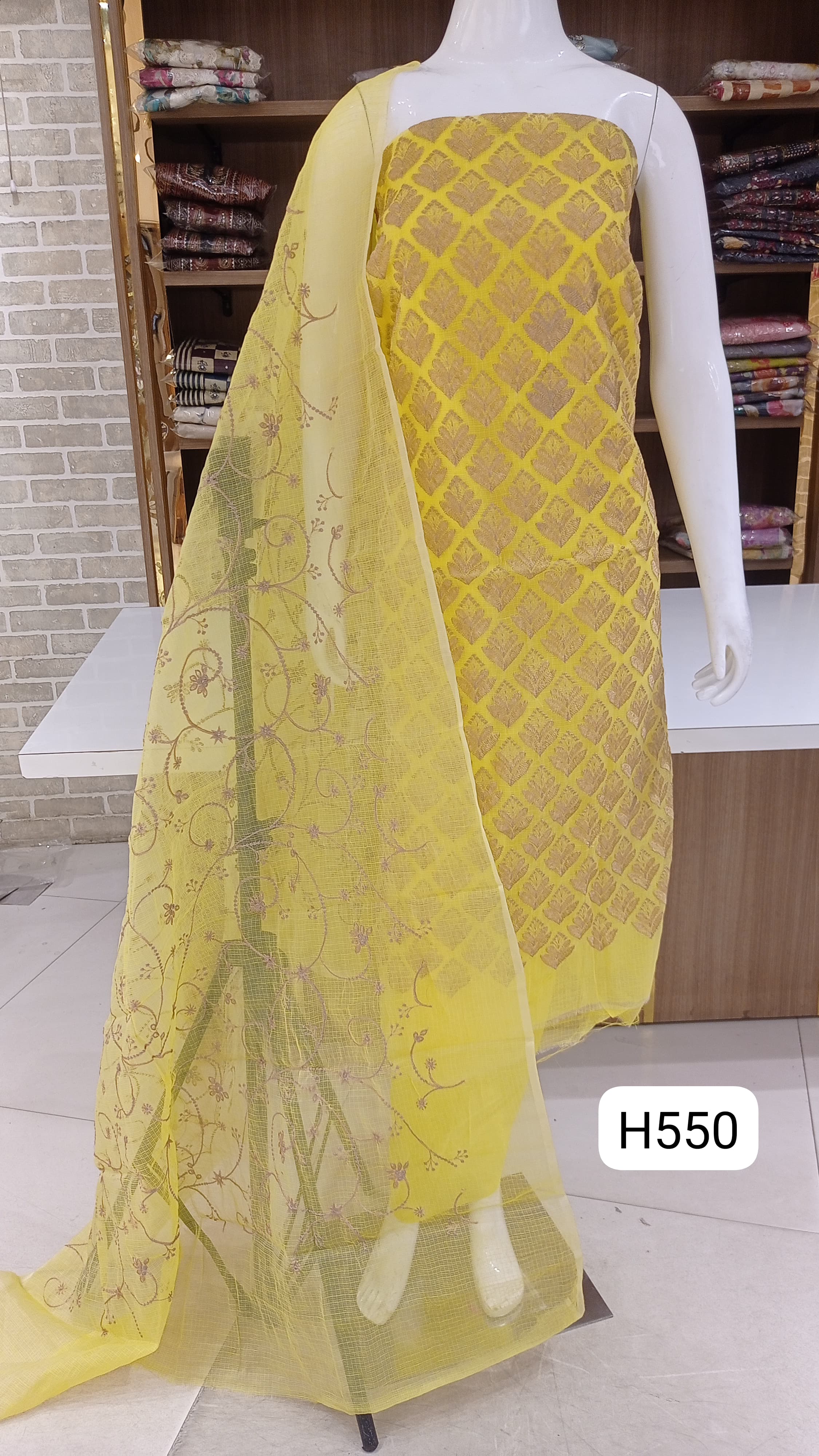 Imported beautiful  kota embroided full front