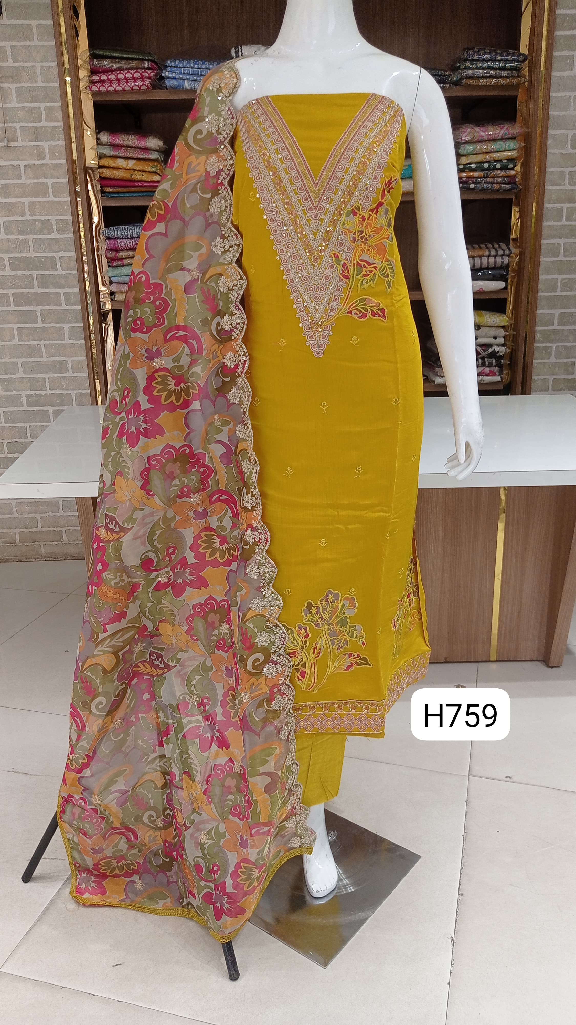 Imported beautiful soft roman silk dress 
