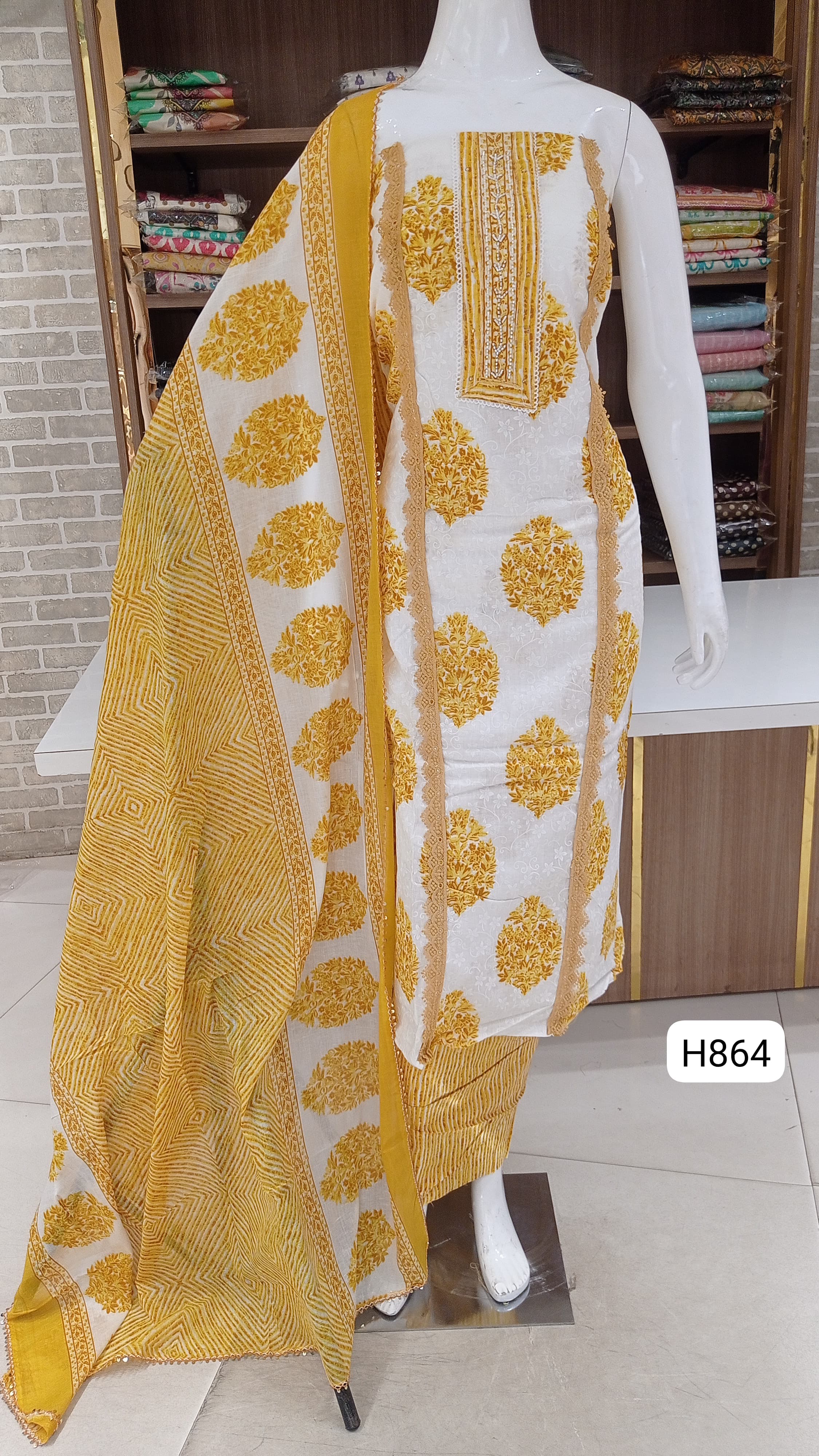 Imported soft coton beautiful dress material 