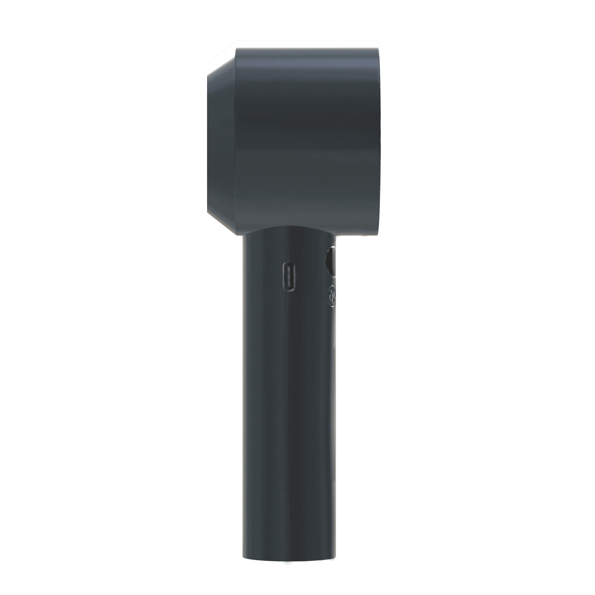 LA' FORTE Fairy Flow Mini Fan | 100 Speed Levels | Digital Display | USB-C Rechargeable | Portable & Compact | Gray