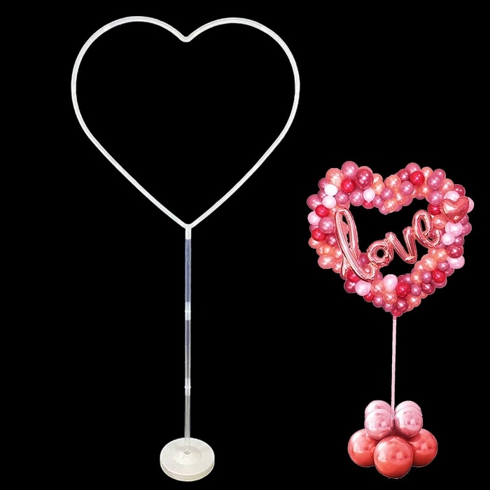 Plastic Heart Balloon Stand