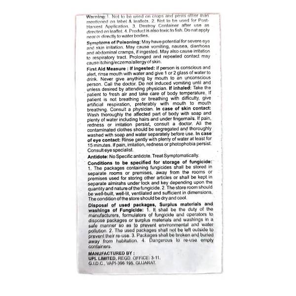 UPL Cuprofix Fungicide ( Copper Sulphate 47.15% + Mancozeb 30% WG )