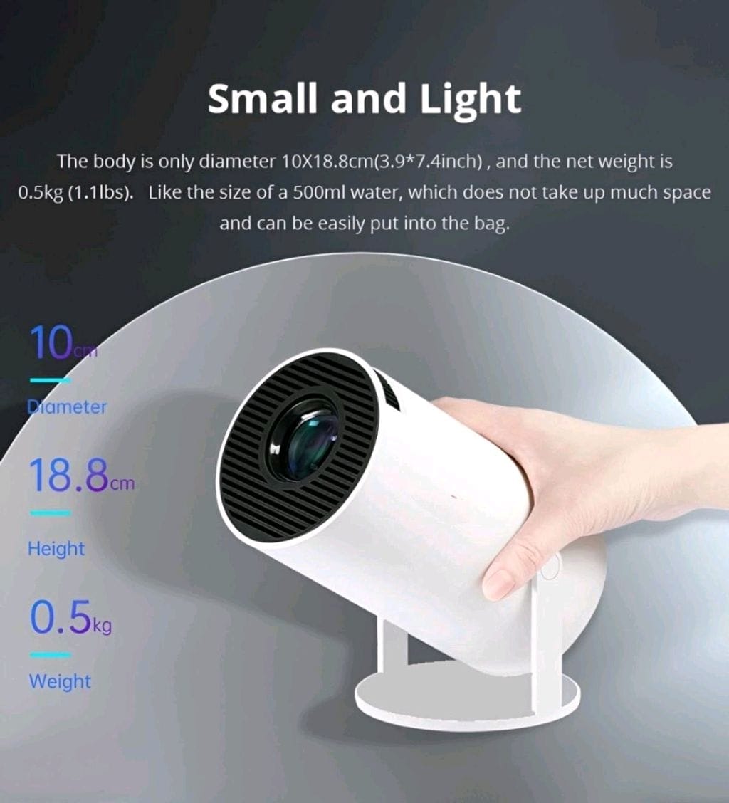 Android wifi Projector with 2+16 gb inbuilt storage 