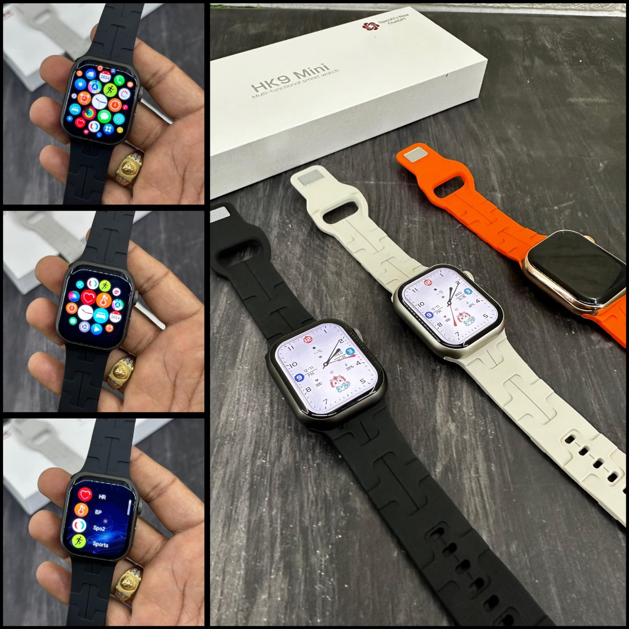 Hk9 mini 41mm smart watch 