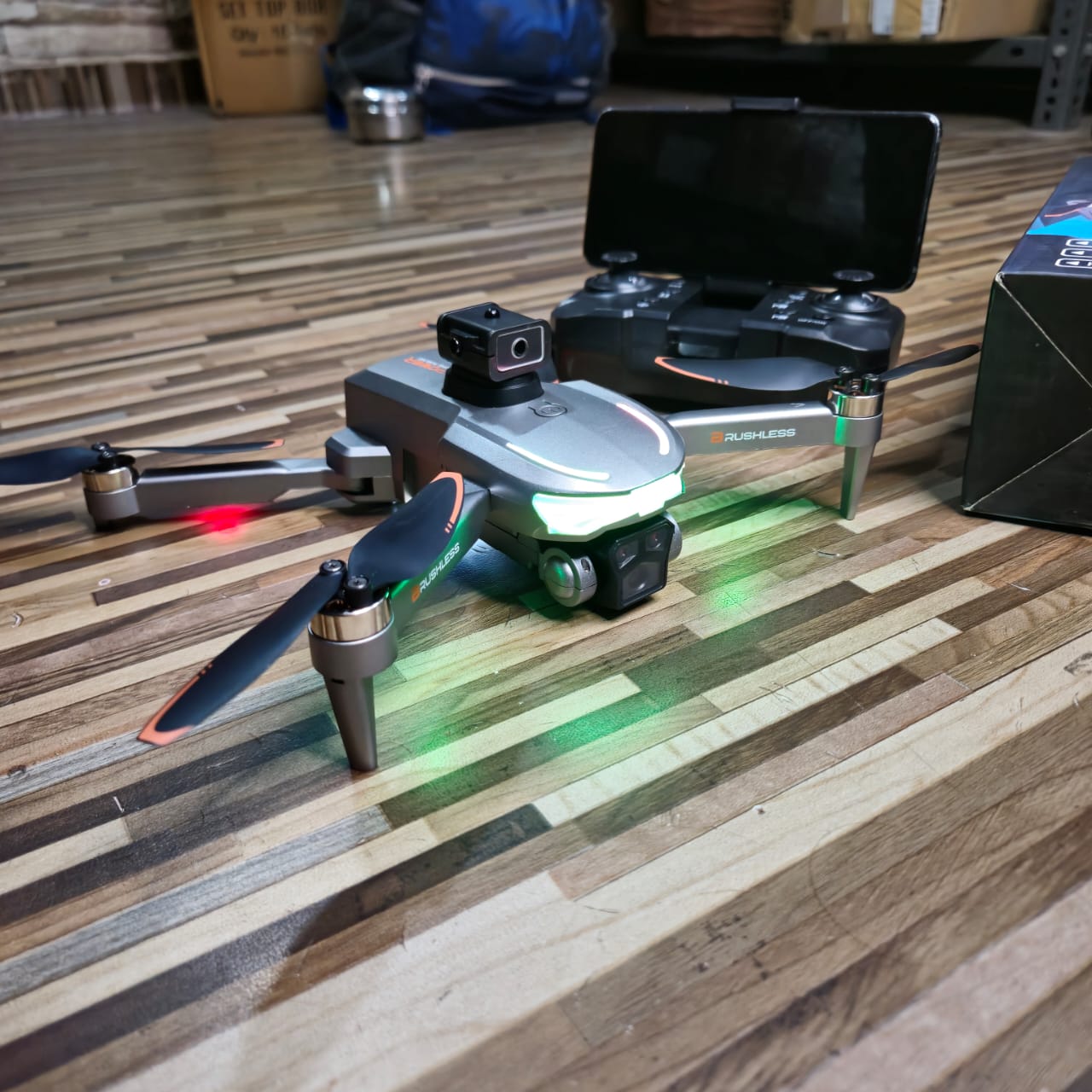 A17 AERIAL DRONE WITH EAC CAMERA & METALLIC DESIGN