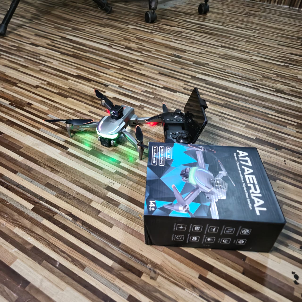 A17 AERIAL DRONE WITH EAC CAMERA & METALLIC DESIGN