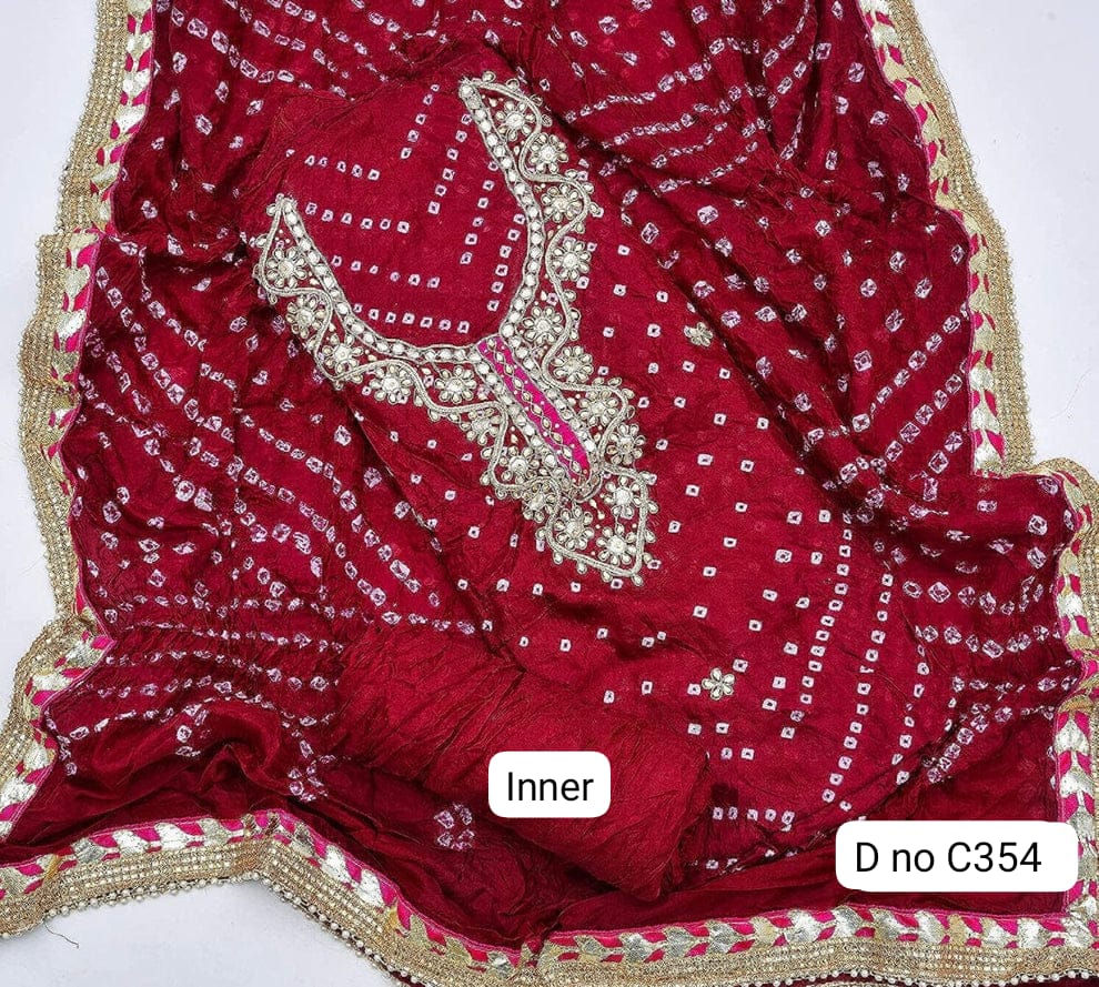 Bandhanii silk suits
