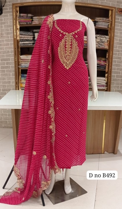 Georgete party wear suits