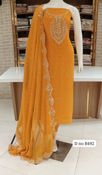 Georgete party wear suits