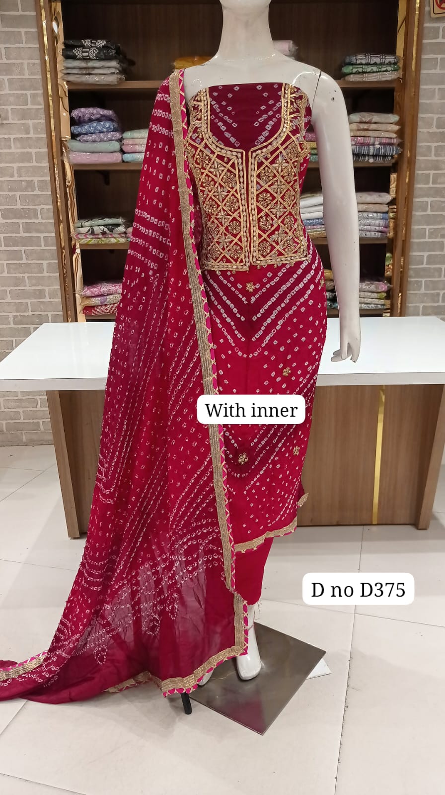 Jaipuri bandhen suits 