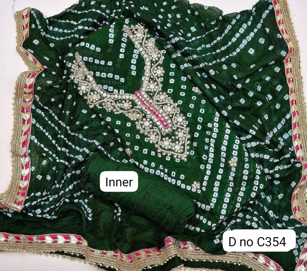 Bandhanii silk suits