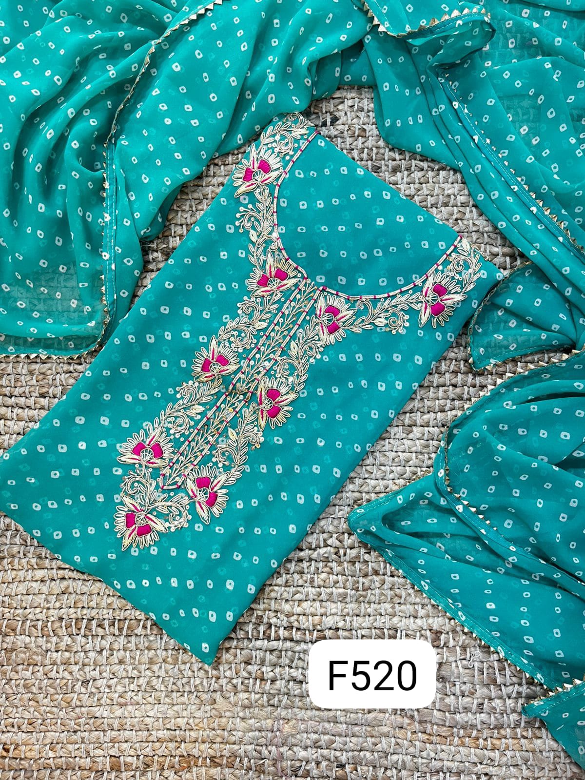 Georgette party wear suit