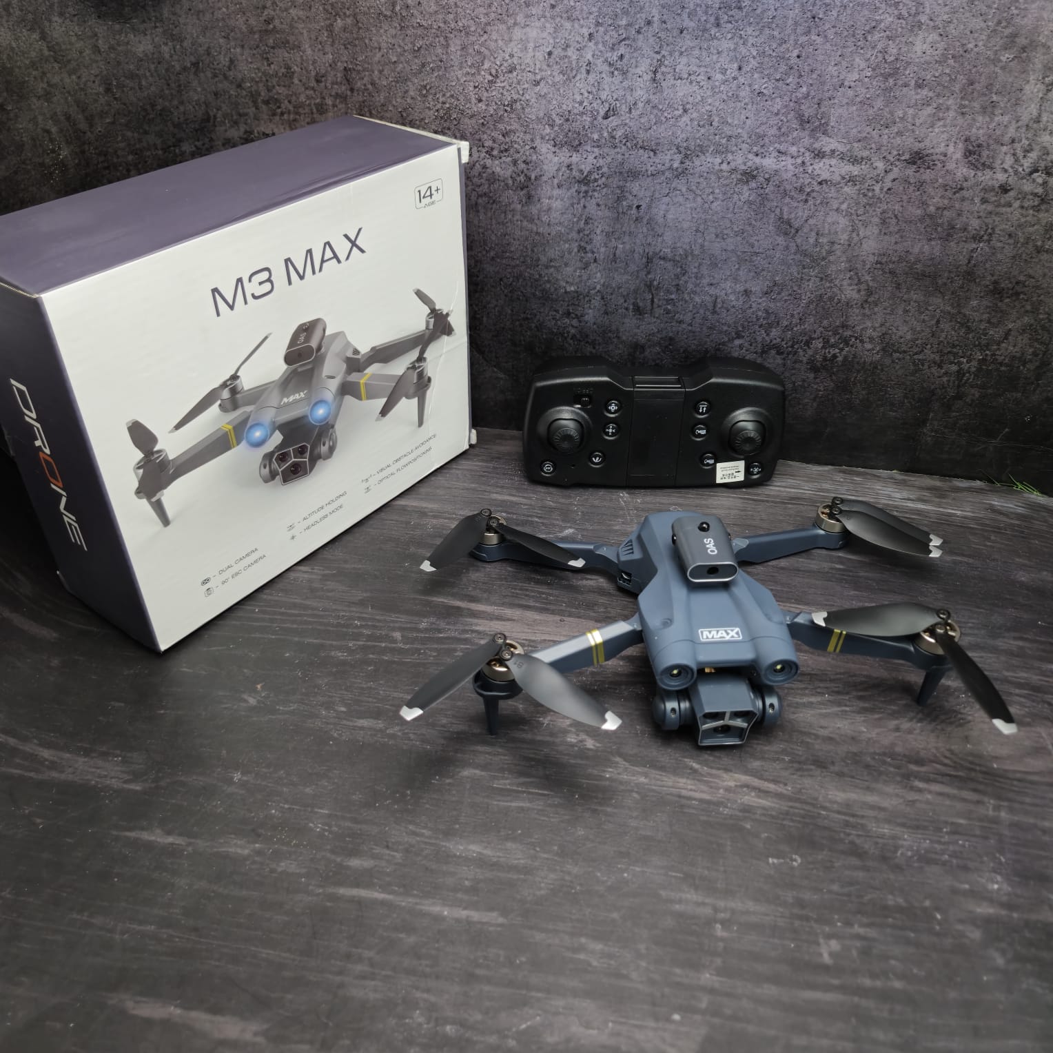 M3 max Drone with tripple Hd camera 