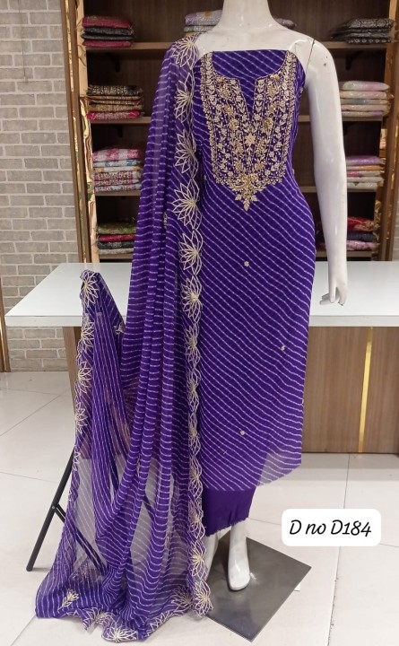 Georgete party wear suits
