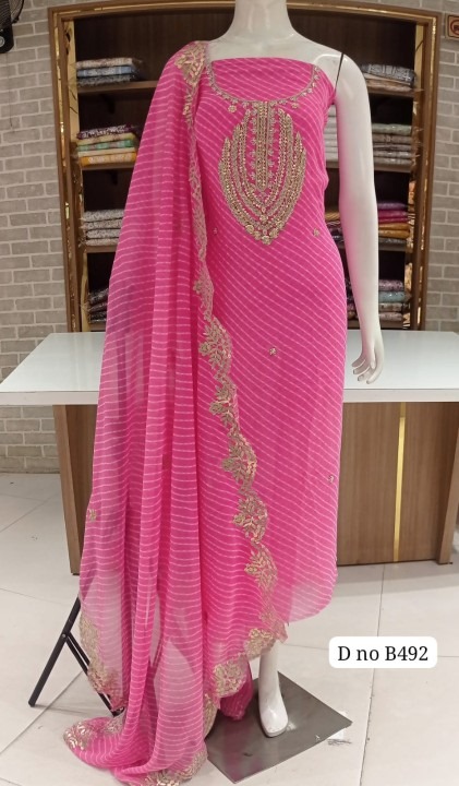 Georgete party wear suits