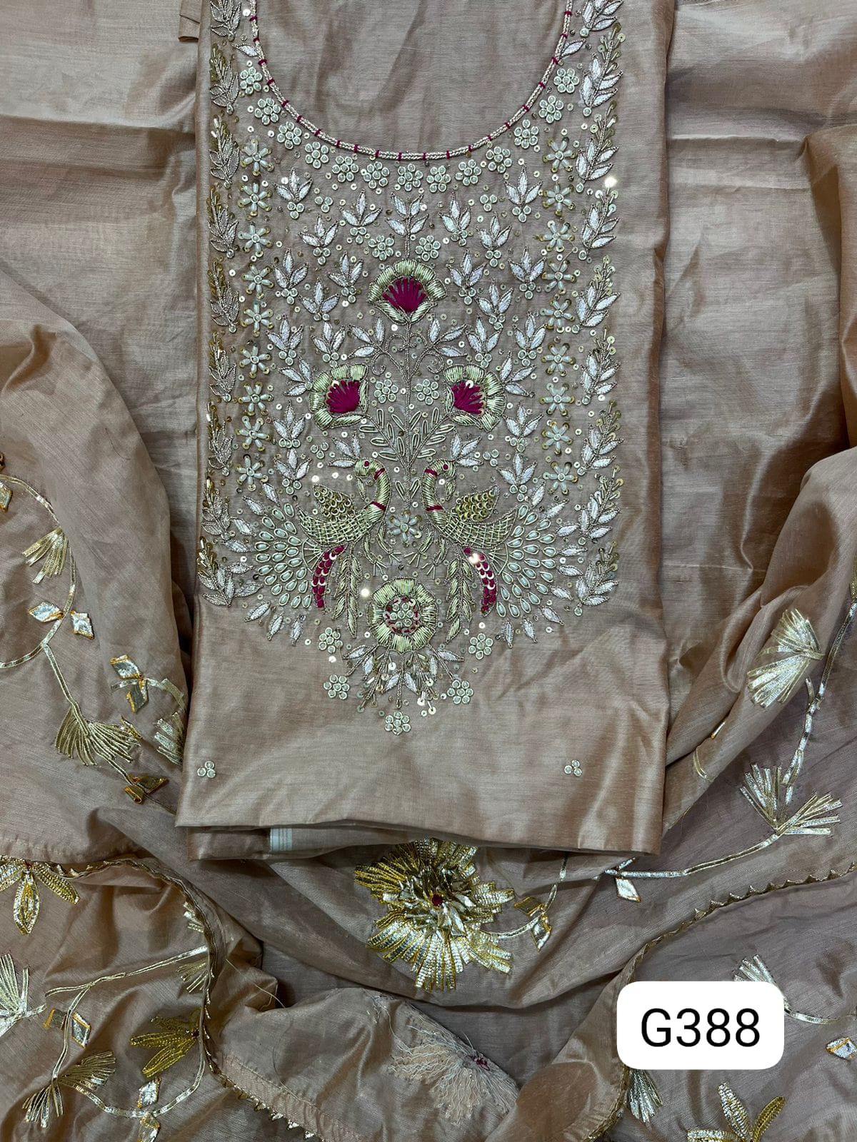 Chanderi silk suits