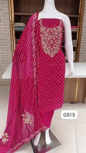 Georgette party wear suit