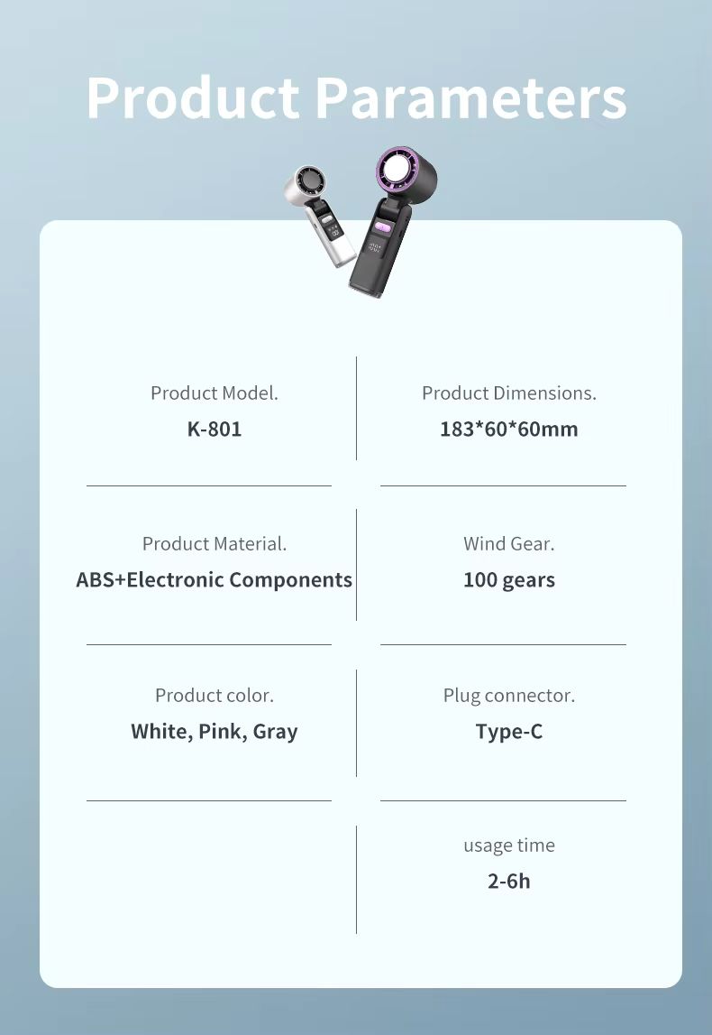  HANDHELD FAN