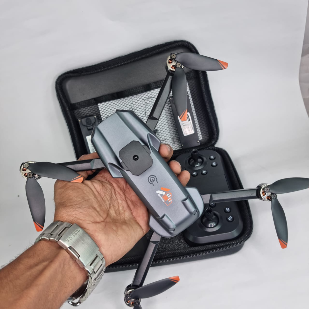S119 Dual Camera Brushless Motor Aircraft Optical Flow Positioning Folding RC Drone