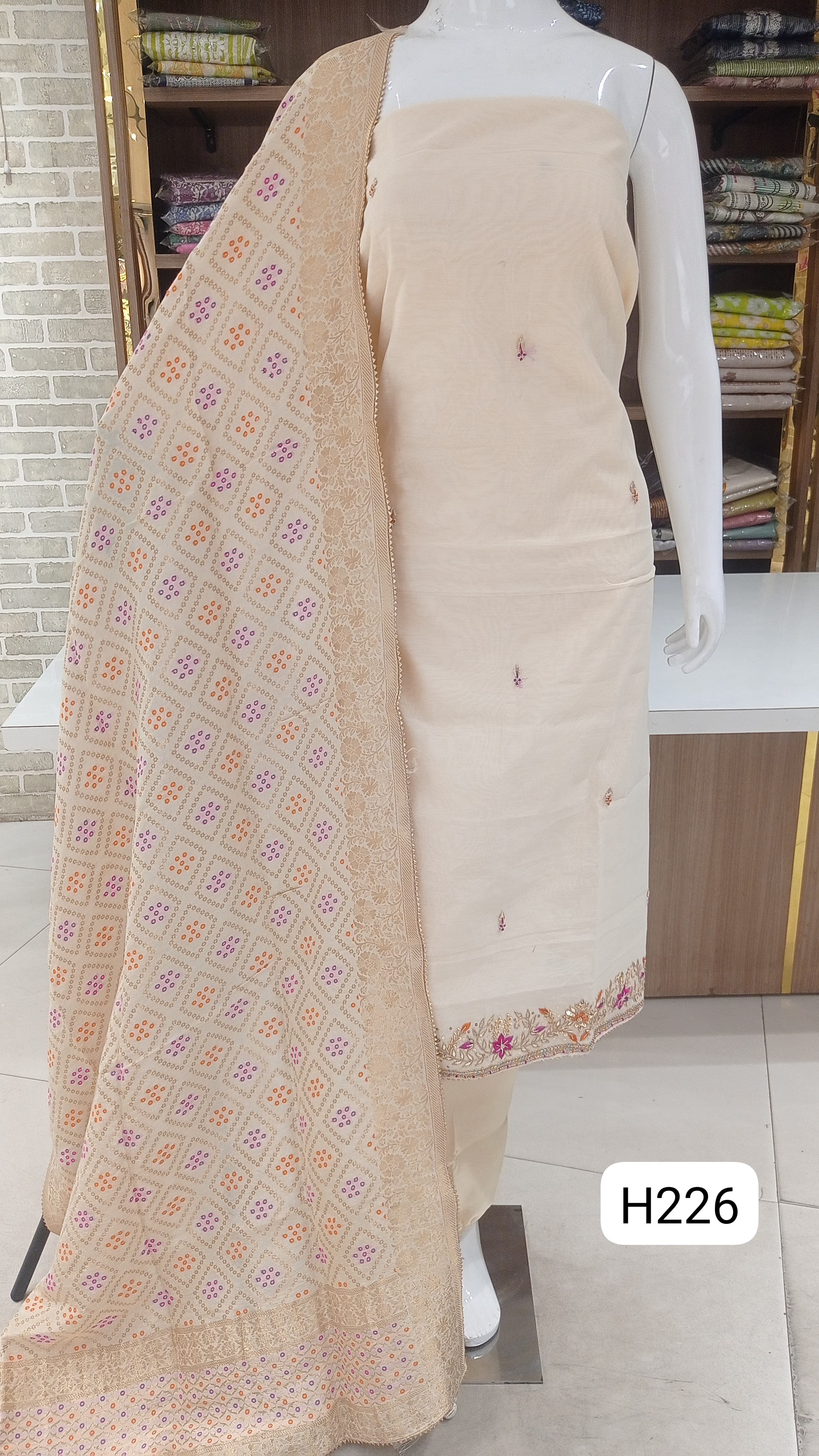 Premium  quality  maheshwari silk dress