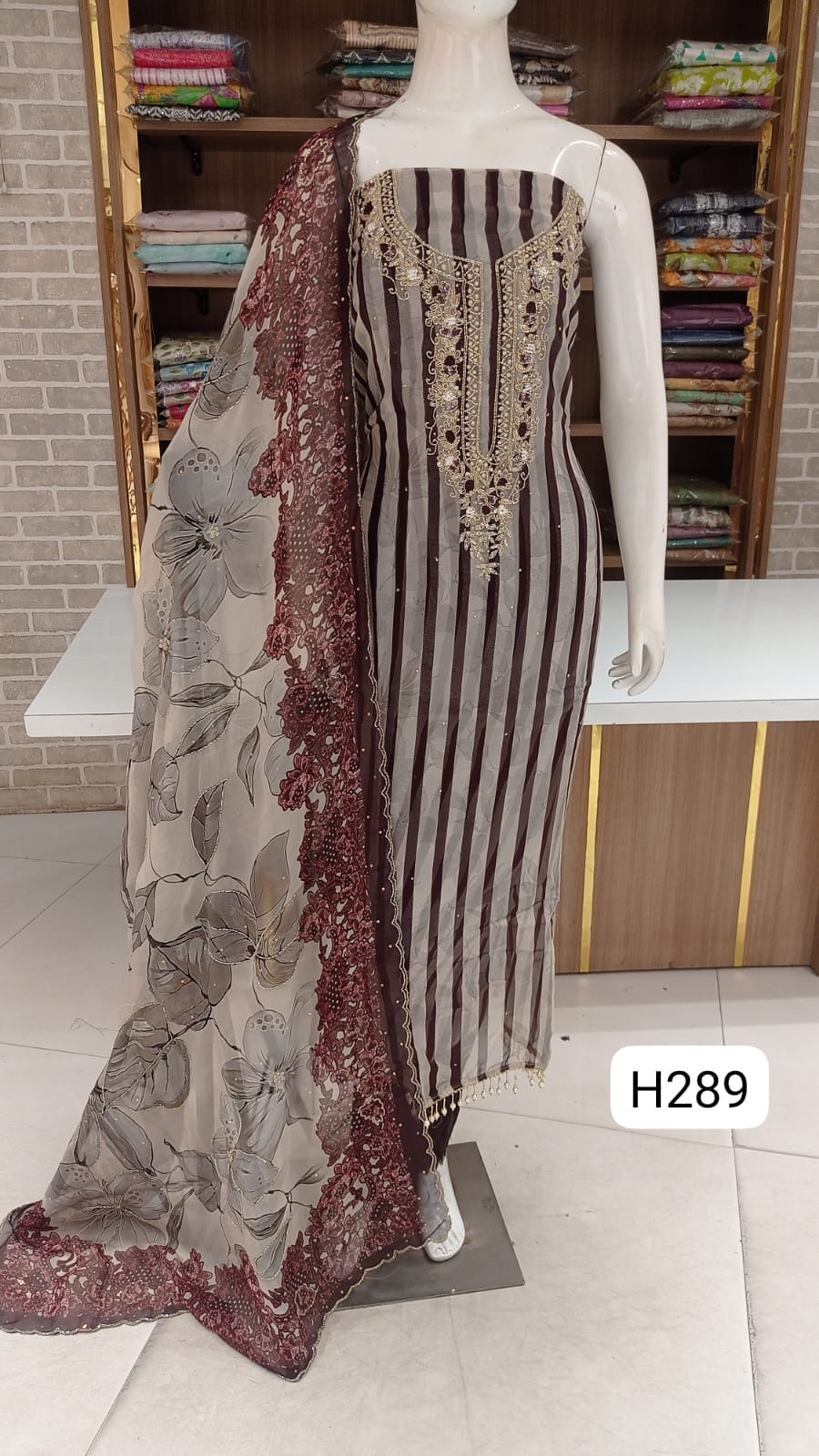 Imported pure soft organza dress 
