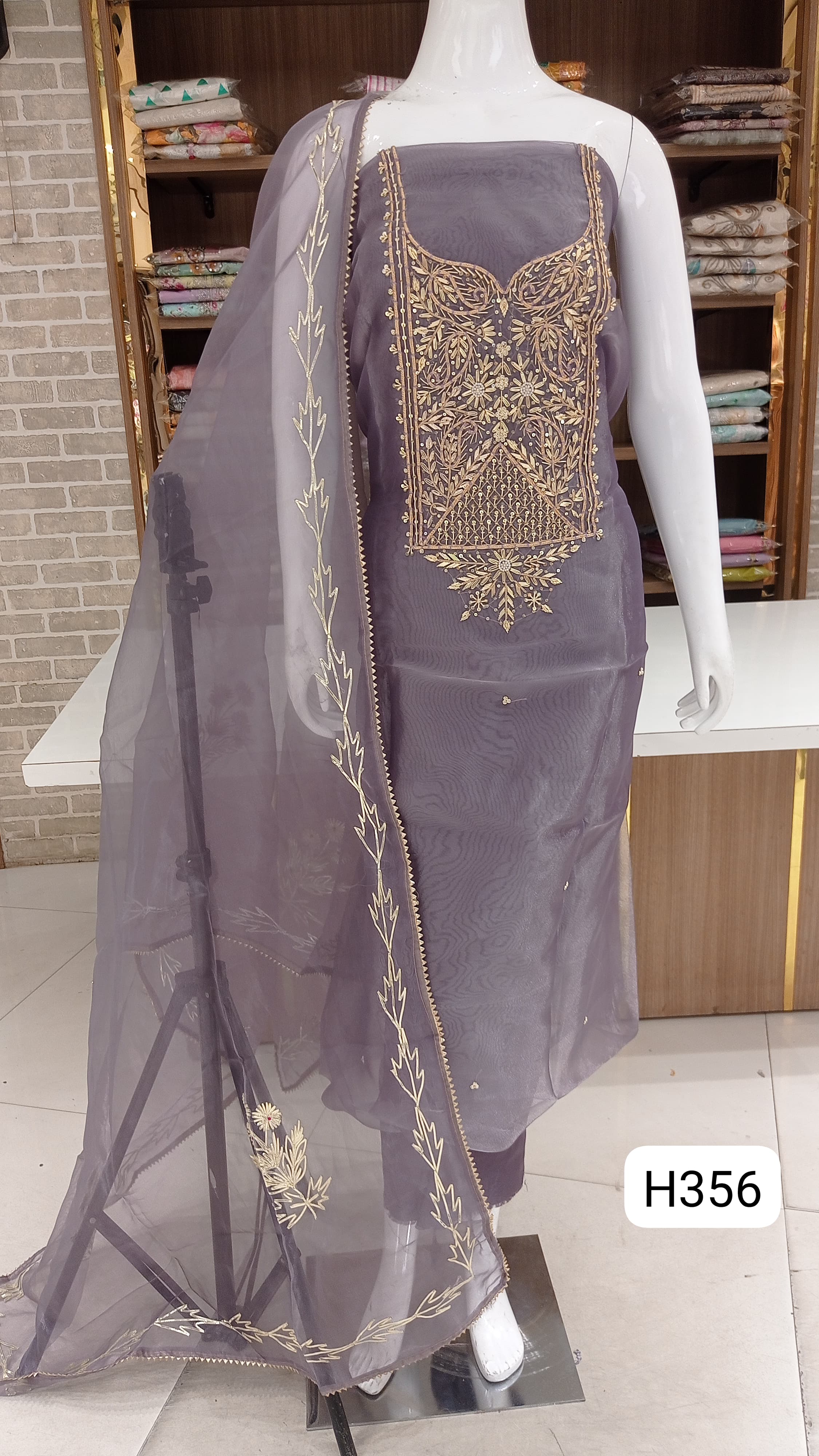 Imported organza suit