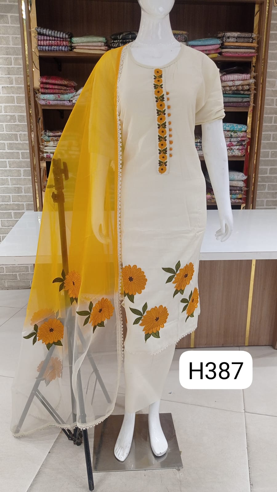 Imported soft cotton dress 