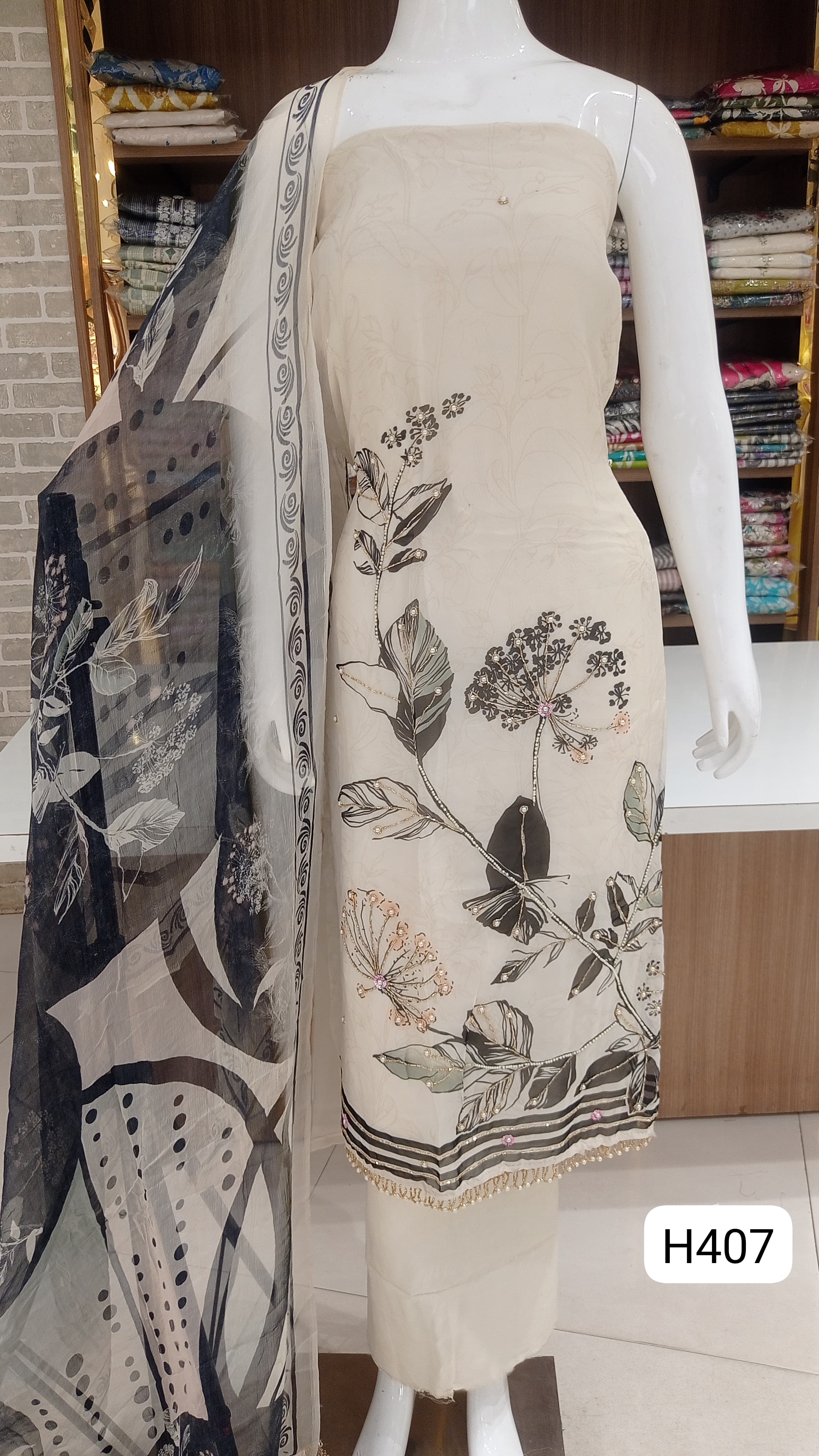 Imported soft Organza dress 