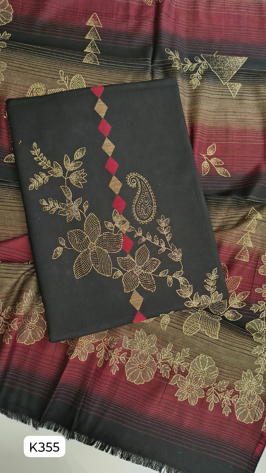 Woolen unstitched suit 