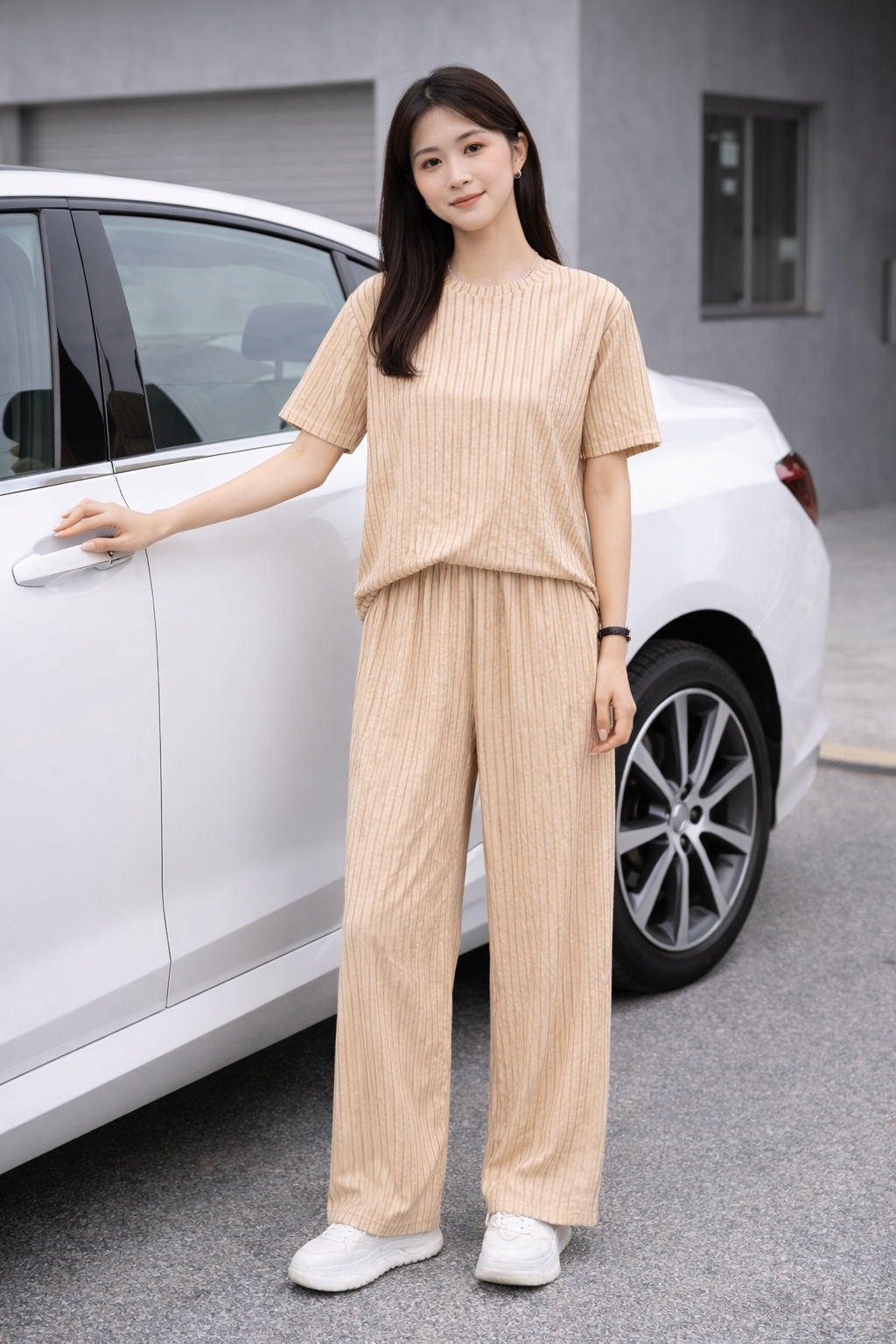 Lazybees The Sandline Stripe Co-ord Set 