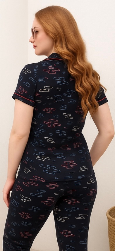 Premium Navyblue Cozy Nightsuit