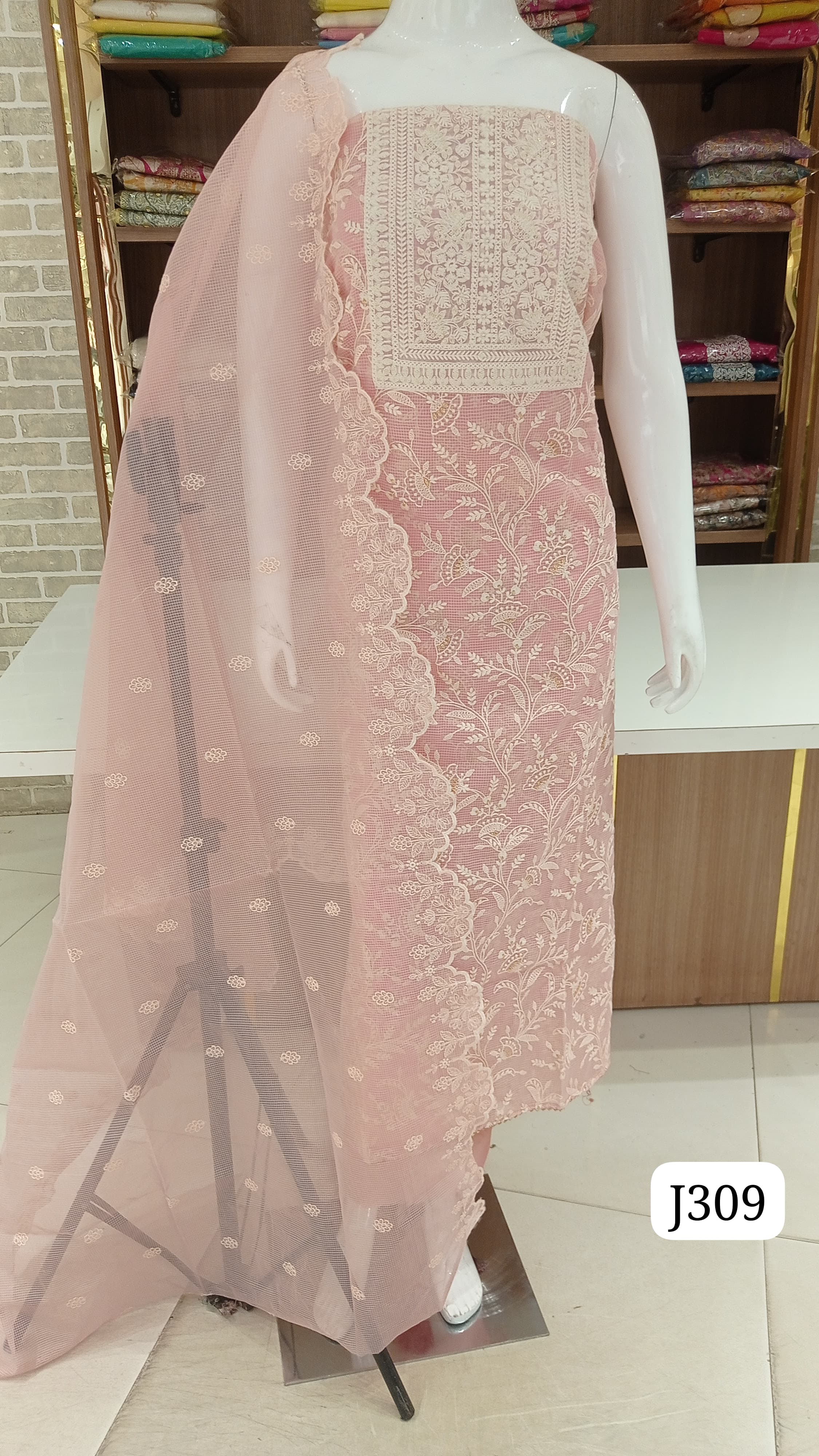 Imported kota doria with. Beautiful thread work