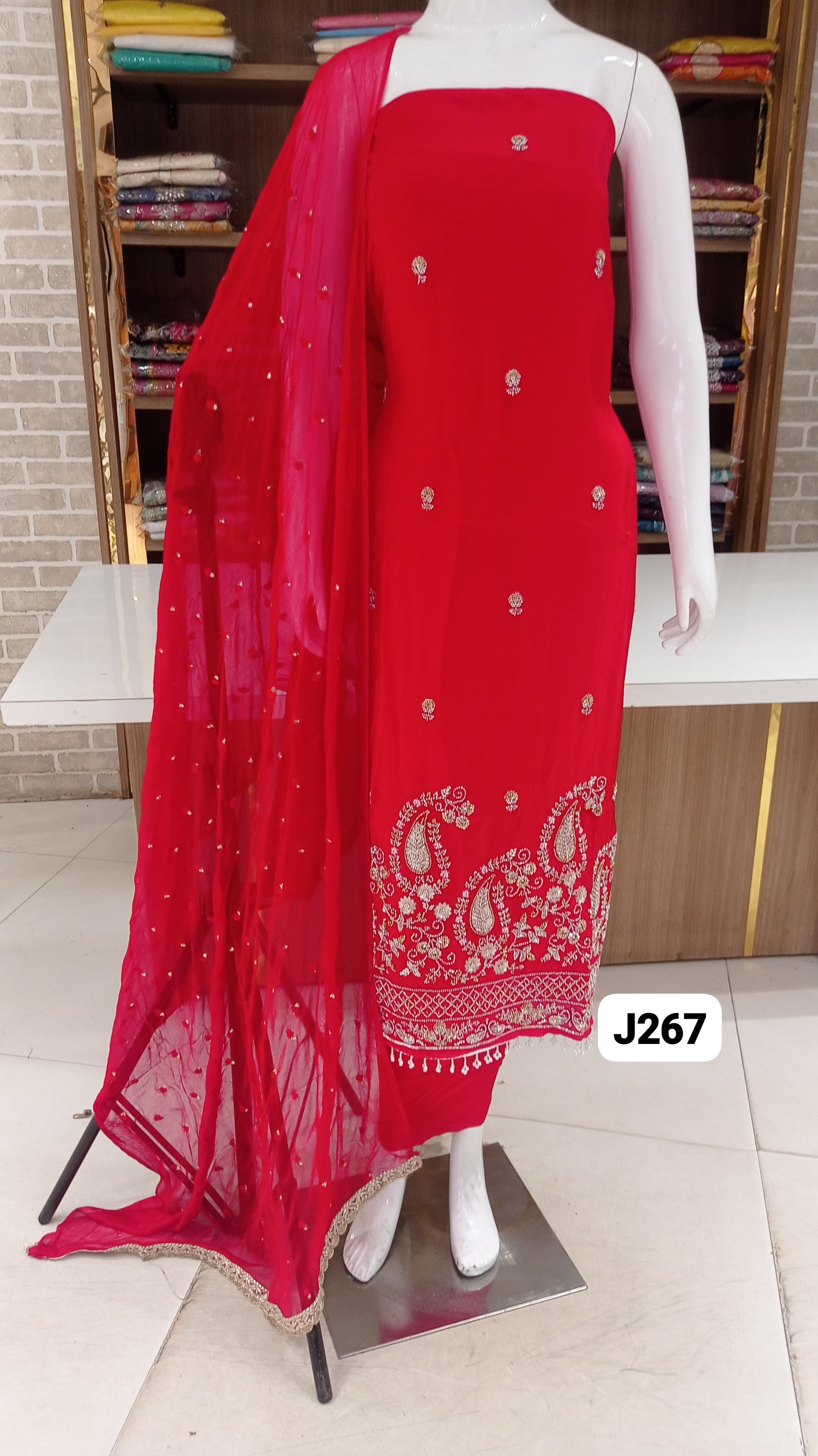 Imported soft SILK with beautiful handwork 
