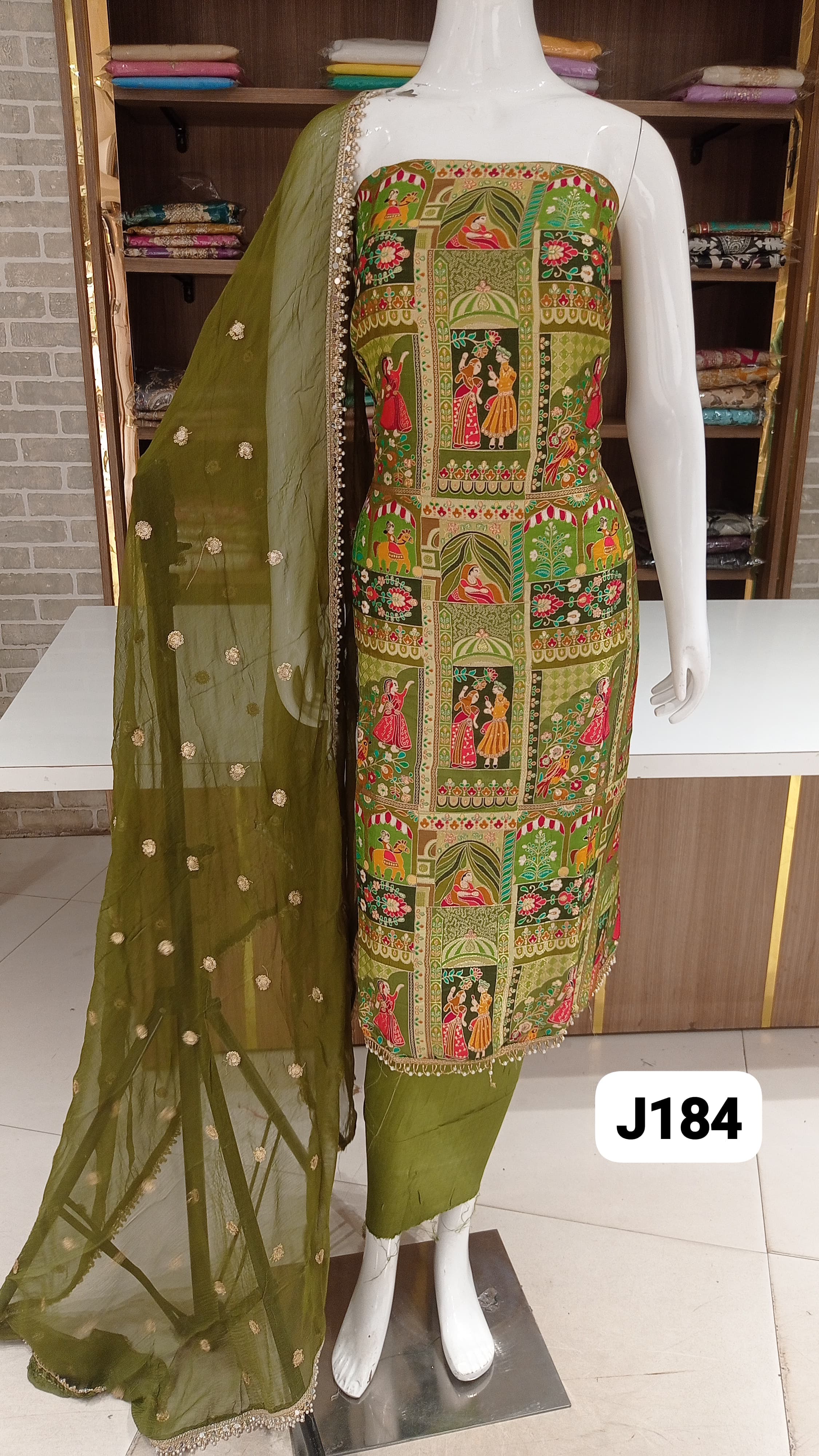 Soft silk party wear suits 