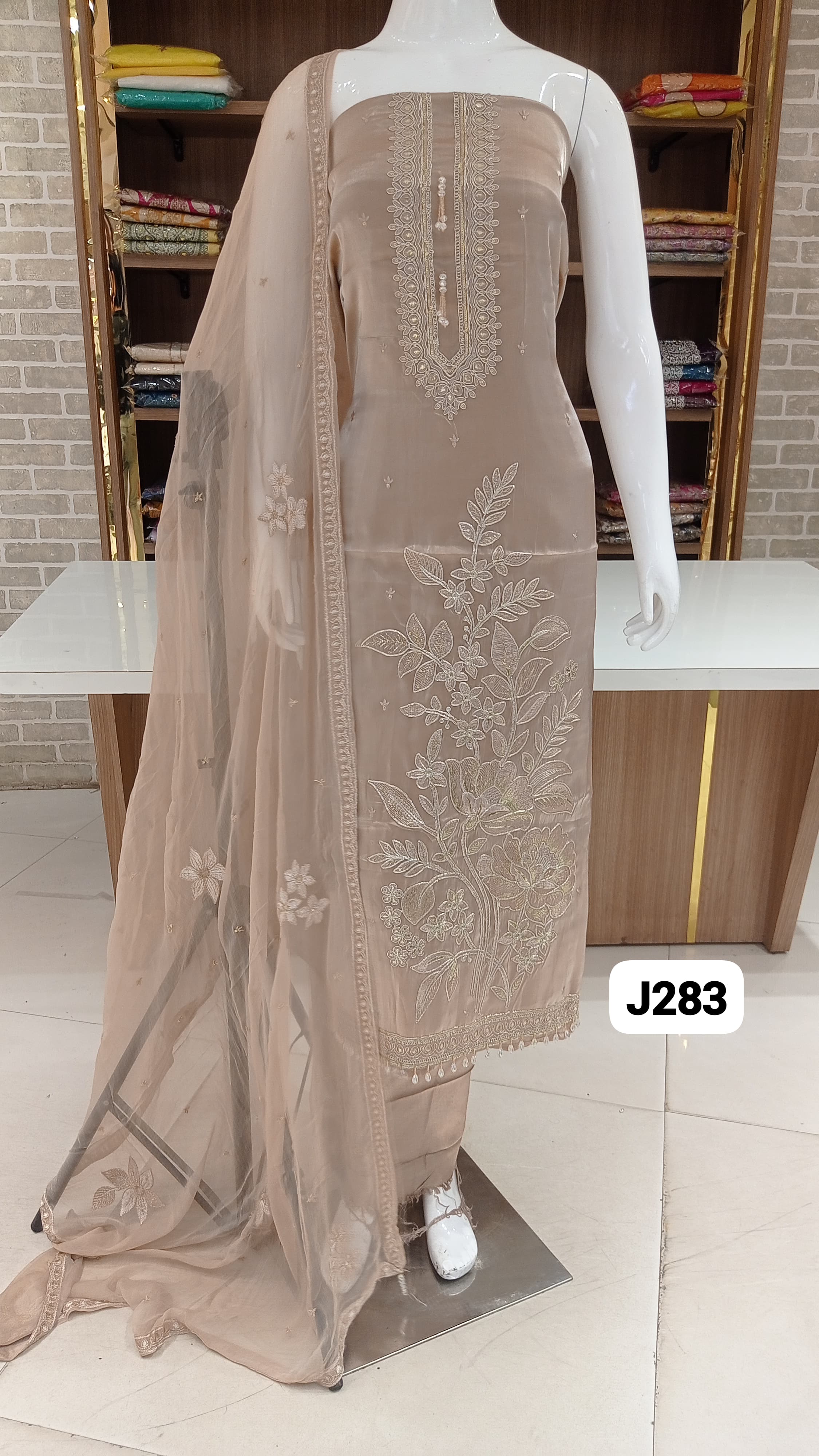 Beautiful  pure party wear designer italian silk premium  quality  full front beautifull  drafted