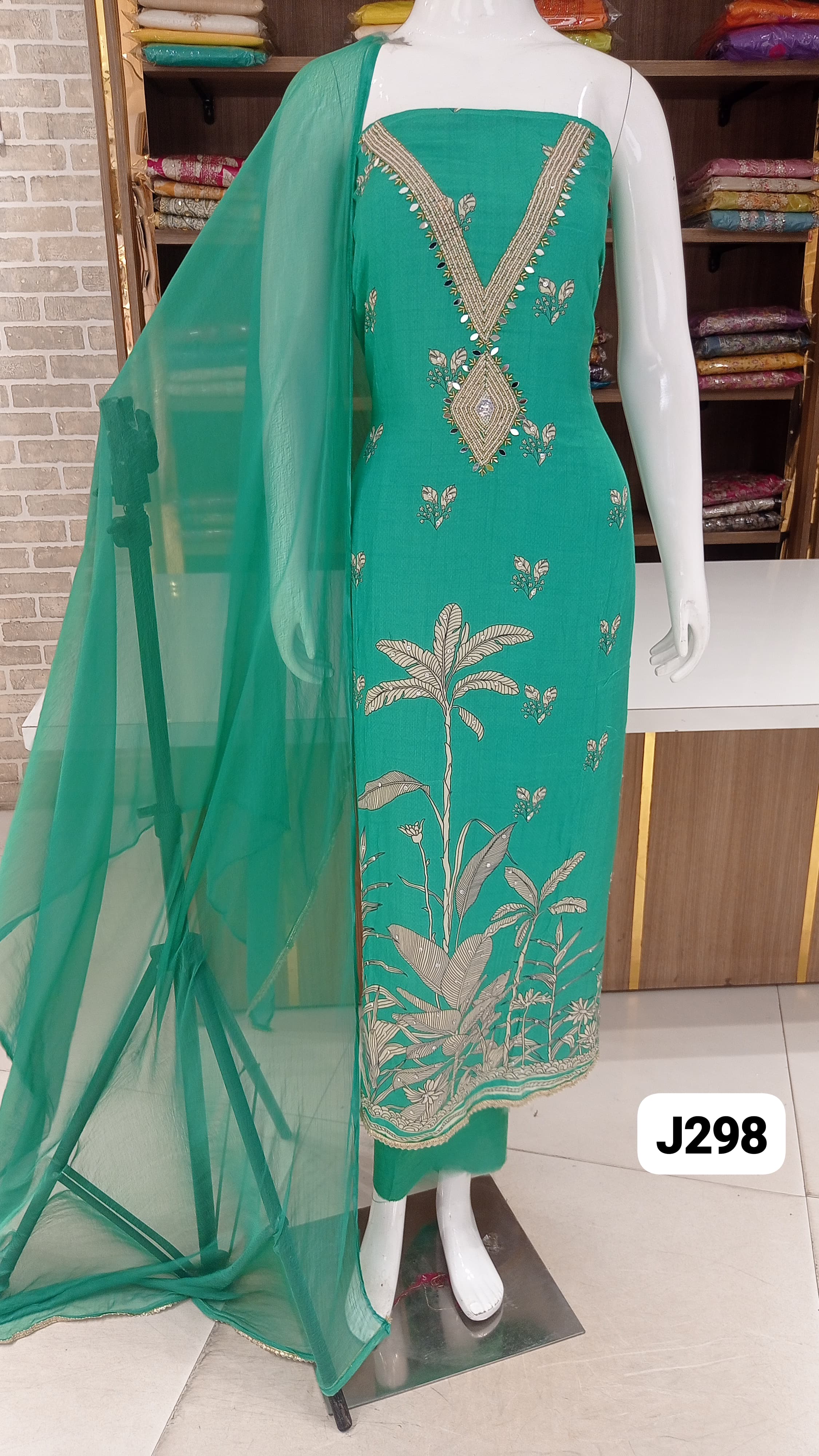 MUSLIN SILK DRESS MATERIAL 