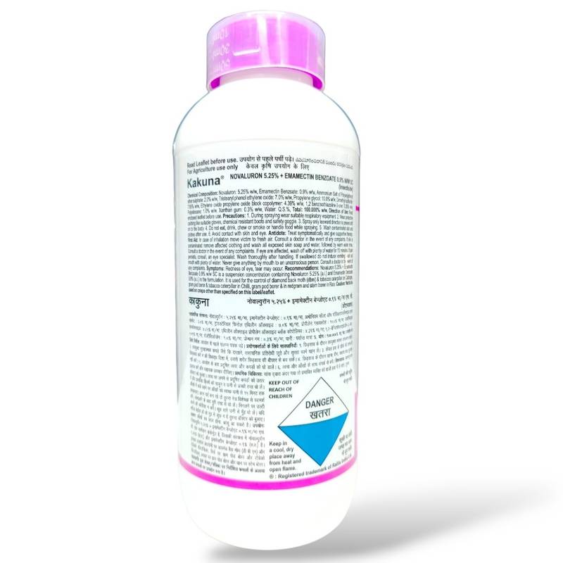 Tata kakuna Insecticide (Novaluron 5.25% + Emamectin Benzoate 0.9% SC)
