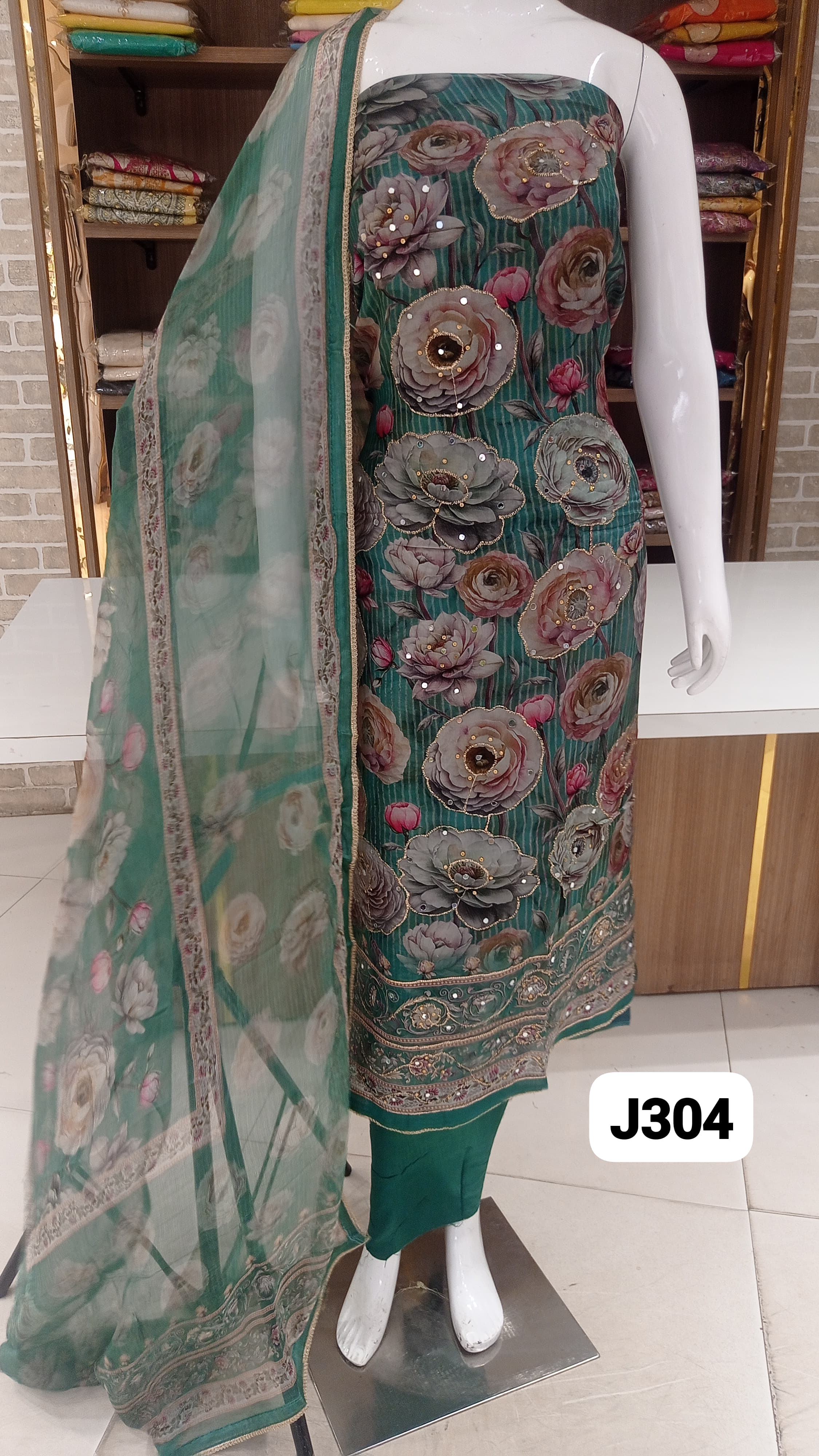 Soft silk party wear suits 