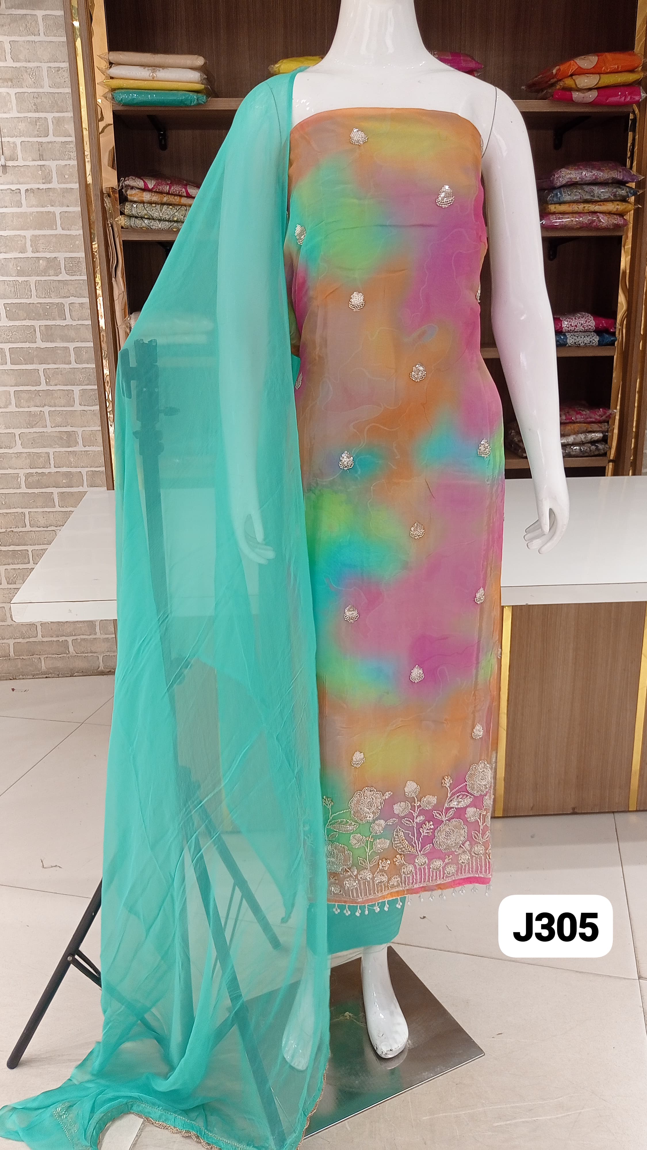 Soft silk party wear suits 
