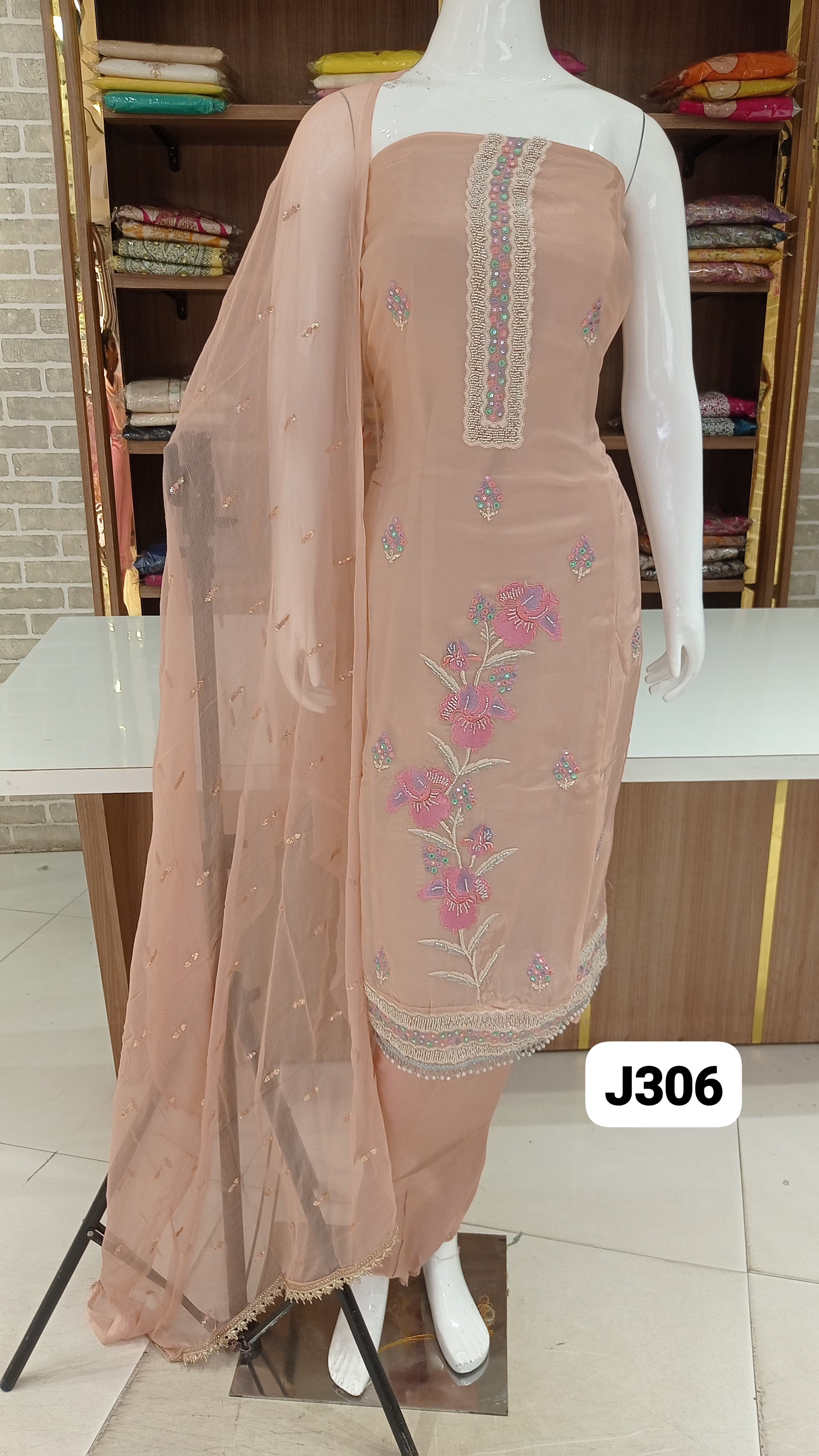 Soft silk party wear suits 