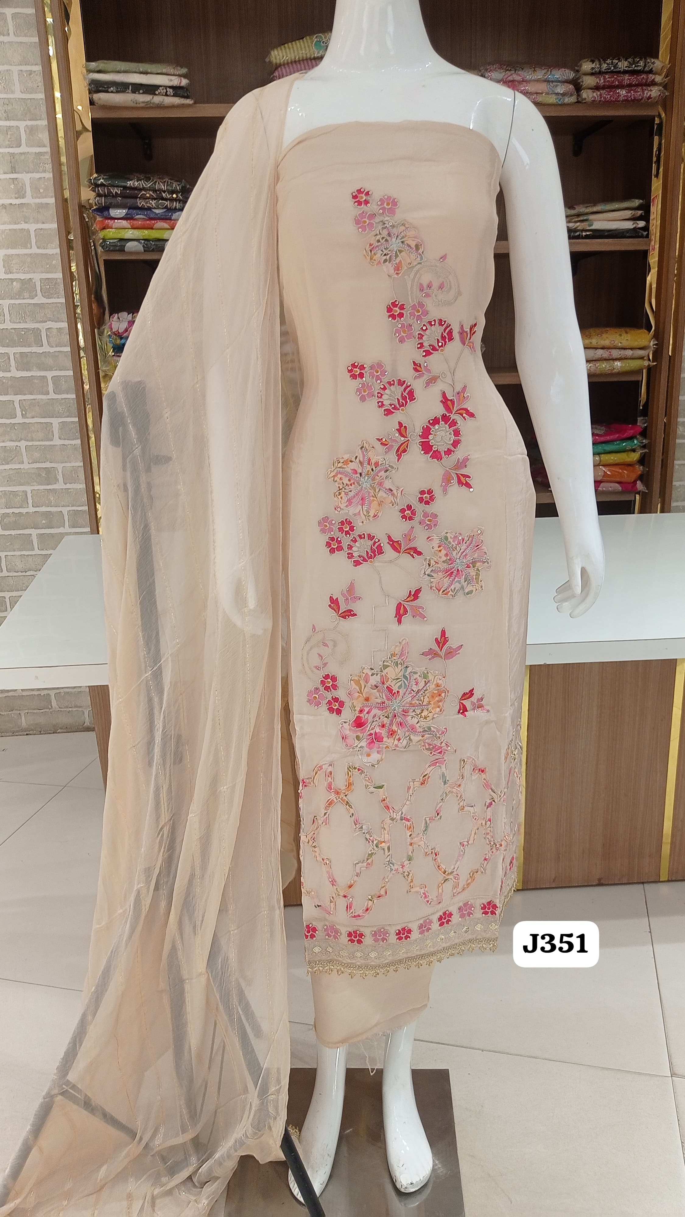 Soft silk party wear suits 