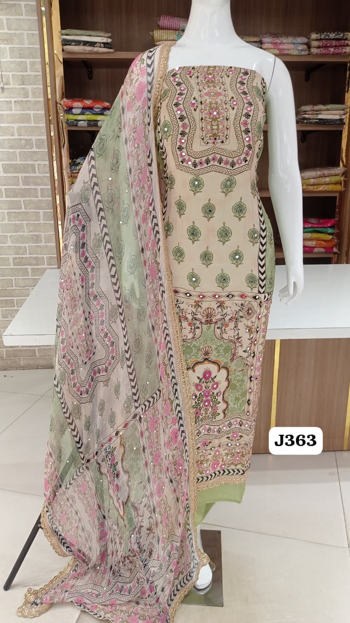 Soft silk party wear suits 