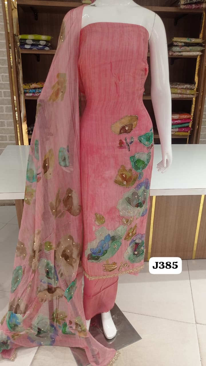 Soft silk party wear suits 