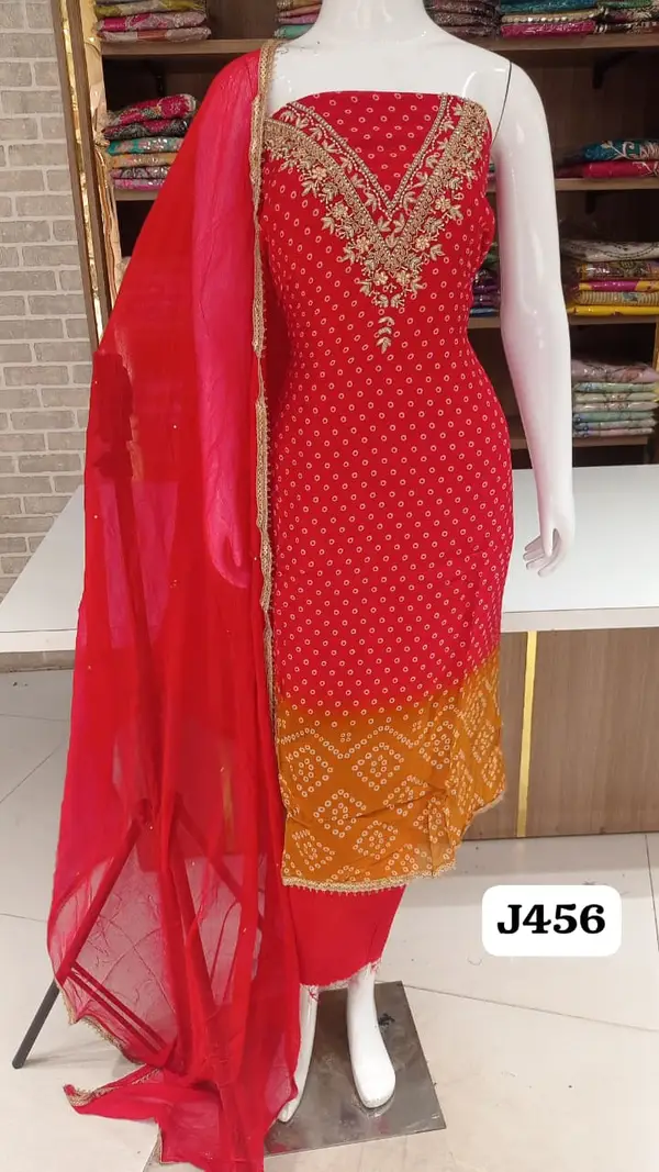 Soft organza party wear suits