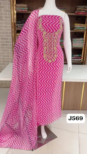 Georgette party wear lehriyan collection