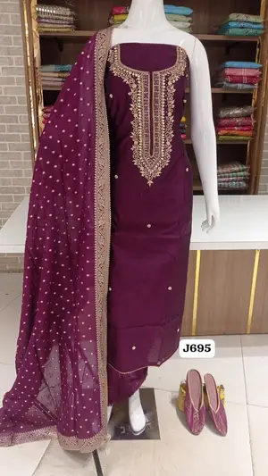 Maheswari silk With beautiful neck work