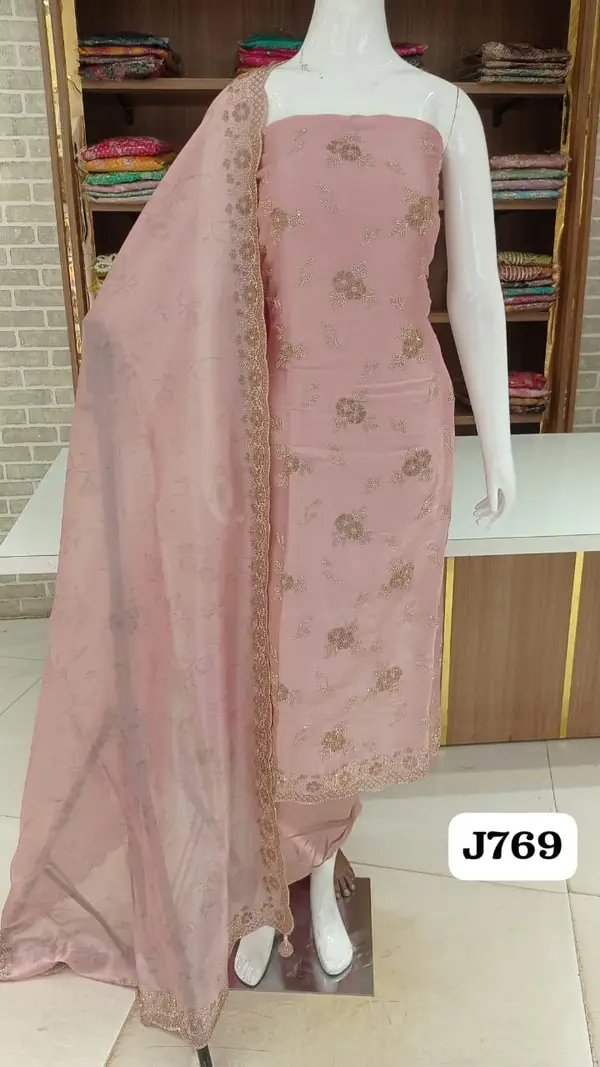 new premium party wear collection of Diamond silk