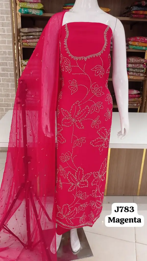 new party wear collection  of soft silk with beautiful  saworski work